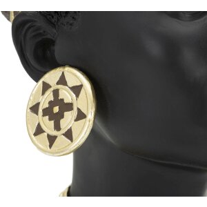 Mauro Ferretti Busto Massai Donna Coppa 21,5x27,5x45 cm nero