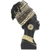 Mauro Ferretti Busto Massai Donna Coppa 21,5x27,5x45 cm nero