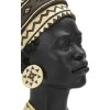 Mauro Ferretti Busto Massai Donna Coppa 21,5x27,5x45 cm nero
