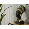 Mauro Ferretti Busto Massai Donna Coppa 21,5x27,5x45 cm nero