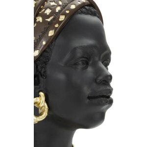 Mauro Ferretti Busto Massai Donna 19x18,5x30 cm nero