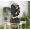 Mauro Ferretti Busto Massai Donna 19x18,5x30 cm nero