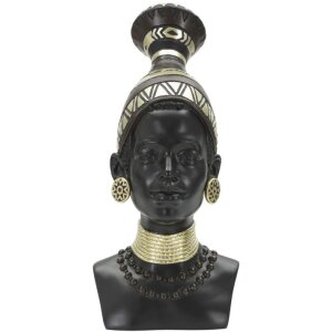 Mauro Ferretti Busto Donna Massai Tribù 23x19x38,5...