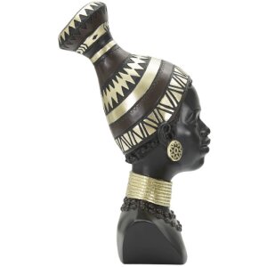Mauro Ferretti Busto Donna Massai Tribù 23x19x38,5...