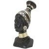 Mauro Ferretti Busto Donna Massai Tribù 23x19x38,5 cm nero