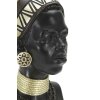 Mauro Ferretti Busto Donna Massai Tribù 23x19x38,5 cm nero