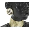 Mauro Ferretti Busto Donna Massai Tribù 23x19x38,5 cm nero