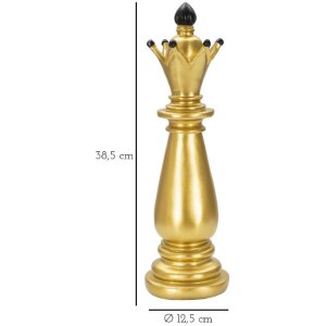 Mauro Ferretti scacchi Alfiere Ø 12,5x38,5 cm decorazione oro nero