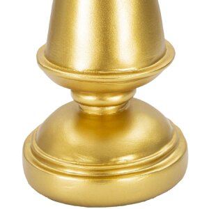Mauro Ferretti scacchi re Ø 11x32,5 cm decorazione oro nero