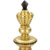 Mauro Ferretti scacchi re Ø 11x32,5 cm decorazione oro nero