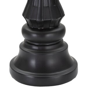 Mauro Ferretti scacchi re Ø 13x40,5 cm decorazione oro nero