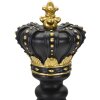 Mauro Ferretti scacchi re Ø 13x40,5 cm decorazione oro nero