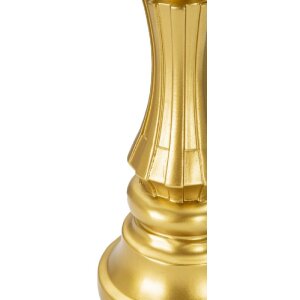 Mauro Ferretti scacchi re Ø 13x40,5 cm decorazione oro nero