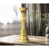 Mauro Ferretti scacchi re Ø 13x40,5 cm decorazione oro nero