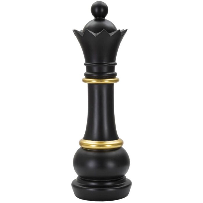 Mauro Ferretti scacchi a dama Ø15x50 cm oro nero