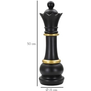 Mauro Ferretti scacchi a dama Ø15x50 cm oro nero