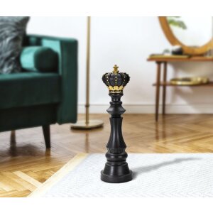 Mauro Ferretti scacchi re Ø14x50 cm oro nero