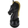 Mauro Ferretti scacchi cavallo Ø18,5x50 cm oro nero