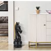 Mauro Ferretti scacchi cavallo Ø18,5x50 cm oro nero