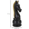 Mauro Ferretti scacchi cavallo Ø18,5x50 cm oro nero