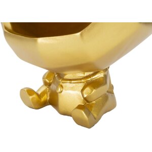 Mauro Ferretti figurina decorativa cane Ø17x23,5 cm oro nero