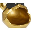 Mauro Ferretti figurina decorativa cane Ø17x23,5 cm oro nero