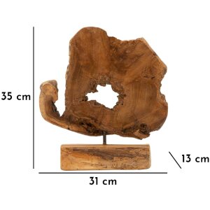 Mauro Ferretti scultura Bintang 31x13x35 cm teak brown