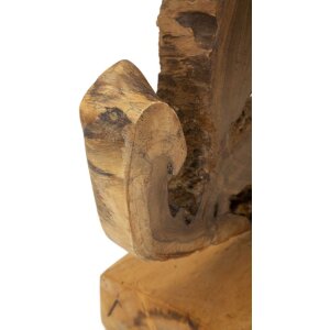 Mauro Ferretti scultura Bintang 31x13x35 cm teak brown