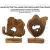 Mauro Ferretti scultura Bintang 31x13x35 cm teak brown