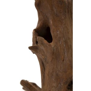 Mauro Ferretti scultura Akar 23x27x64 cm marrone teak