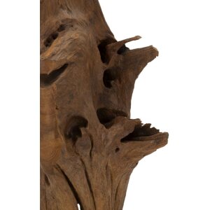 Mauro Ferretti scultura Akar 23x27x64 cm marrone teak