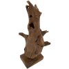 Mauro Ferretti scultura Akar 23x27x64 cm marrone teak