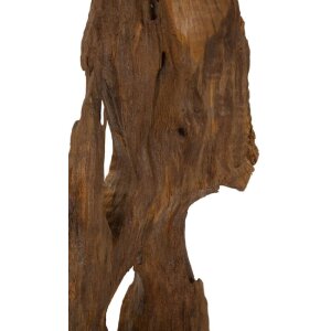 Mauro Ferretti Akar scultura in teak marrone 18x13x55 cm