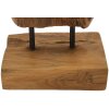Mauro Ferretti Akar scultura in teak marrone 18x13x55 cm