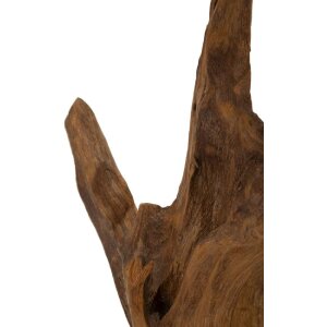 Mauro Ferretti Akar scultura in teak marrone 20x11x34 cm