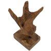 Mauro Ferretti Akar scultura in teak marrone 20x11x34 cm