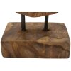 Mauro Ferretti Akar scultura in teak marrone 20x11x34 cm