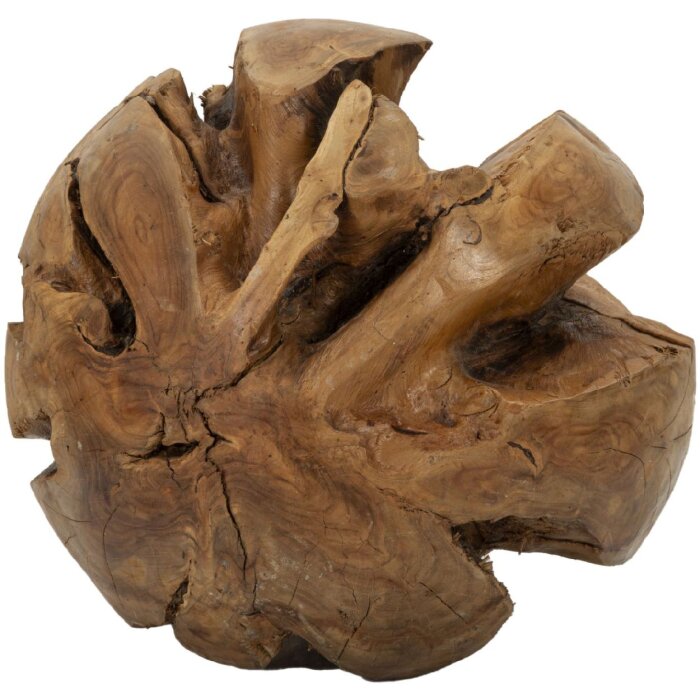 Mauro Ferretti palla decorativa in teak Ø50 cm marrone