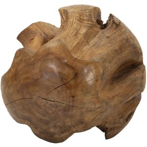 Mauro Ferretti palla decorativa in teak Ø50 cm marrone