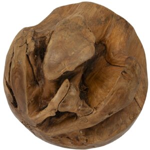 Mauro Ferretti palla decorativa in teak Ø50 cm marrone