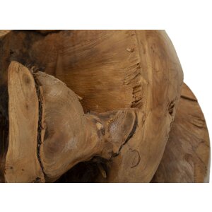 Mauro Ferretti palla decorativa in teak Ø50 cm marrone