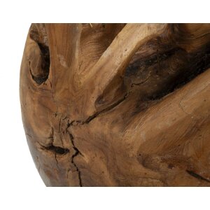 Mauro Ferretti palla decorativa in teak Ø50 cm marrone