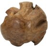Mauro Ferretti palla decorativa in teak Ø50 cm marrone