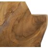 Mauro Ferretti scultura stella in legno di teak 28x12x42 cm marrone