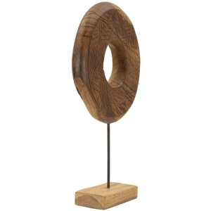 Mauro Ferretti scultura Dorat in teak 35x10x58 cm marrone