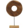 Mauro Ferretti scultura Dorat in teak 35x10x58 cm marrone