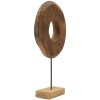 Mauro Ferretti scultura Dorat in teak 35x10x58 cm marrone