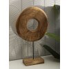 Mauro Ferretti scultura Dorat in teak 35x10x58 cm marrone