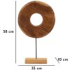 Mauro Ferretti scultura Dorat in teak 35x10x58 cm marrone