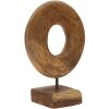 Mauro Ferretti scultura Dorat in legno di teak 20x10x28 cm marrone